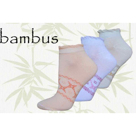 Bambusové ponožky na leto 3 páry