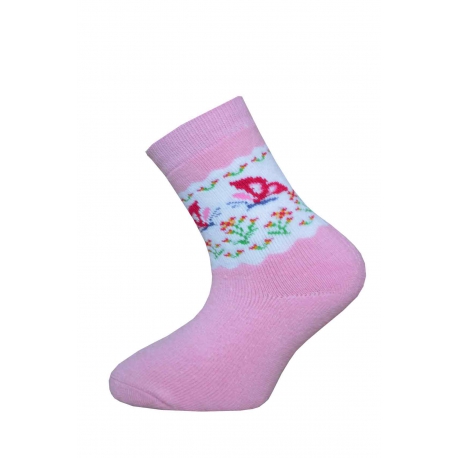 Pestrofarebné termo ponožky pre dievčatá
