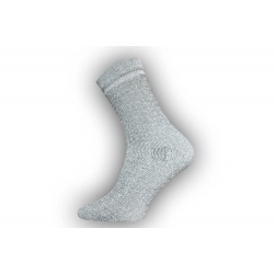Lacné pracovné ponožky sivé