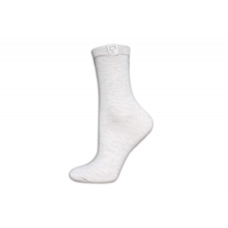 IBA 38-41! Luxusné jednofarebné béžové ponožky