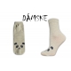 Obrázkové dámske telové ponožky s pandou