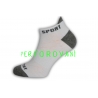 Perforované biele pánske športové ponožky