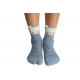 Pásikavé bavlnené ponožky z 90%bavlny