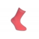 Jednofarebné lososové detské ponožky