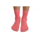 Jednofarebné lososové detské ponožky