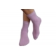 Fialové bavlnené detské ponožky