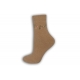 Zimné vlnené ponožky s angorou - zlaté