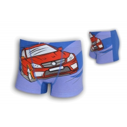 Detské 95%-né bavlnené boxerky s autom