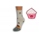 Veselé ponožky s muffinom
