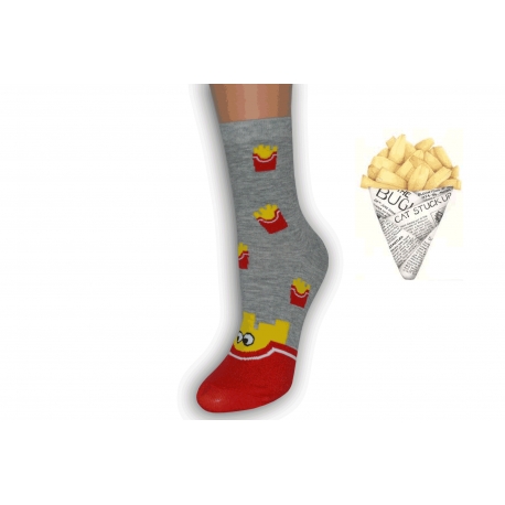 Veselé ponožky s hranolkami