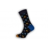 Vzorované farebné pánske ponožky  - pixely
