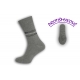 Protišmykové tenké sivé pánske ponožky