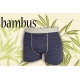 Modré vzorované bambusové boxerky