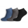 Jednofarebné ponožky z bambusu -3páry