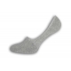 Sivé neviditeľné pánske ponožky