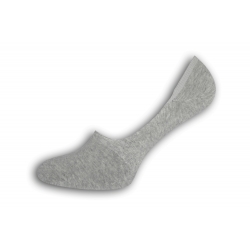Sivé neviditeľné pánske ponožky