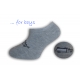 Chlapčenské ponožky s autom - bl.sivé
