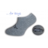 Chlapčenské ponožky s autom - bl.sivé