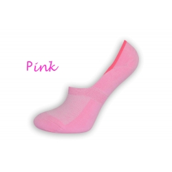 Neviditeľné ružové dámske ponožky