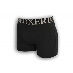 IBA ,,M"! Čierne kvalitné boxerky so sivým nápisom