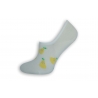 Neviditeľné dámske ponožky s hruškami
