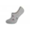 Neviditeľné dámske ponožky s malinami