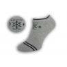 Pánske námornícke kotníkové ponožky - sivé