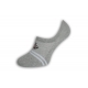 Sivé perforované pánske ponožky s kotvou