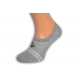 Sivé perforované pánske ponožky s kotvou