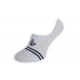 Biele perforované pánske ponožky s kotvou