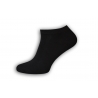 Kvalitné pánske bavlnené ponožky kotníkové v čiernej farbe