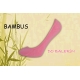 Ružové bambusové balerínkové ponožky
