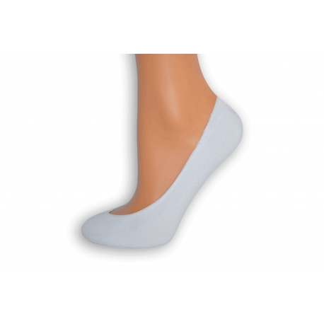 Biele balerínkové ponožky