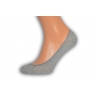 Najnižšie pánske ponožky - sivé