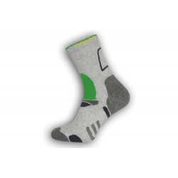 IBA 39-42! Športové ponožky Dynamic - sivo-zelené