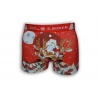 Vianočné červené boxerky so sobmi