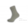 Dobre široké pánske teplé ponožky - sivé