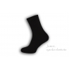 Dobre široké pánske teplé ponožky – čierne