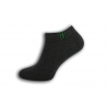 Komfortné pánske krátko ponožky - tm. sivé