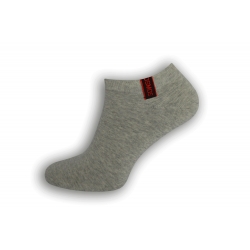 Komfortné pánske krátko ponožky - sivé