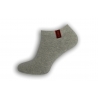 Komfortné pánske krátko ponožky - sivé