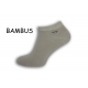 Členkové bambusové pánske ponožky - sivé