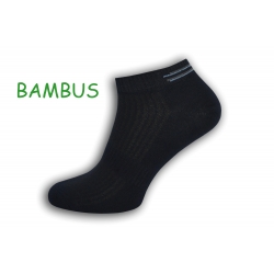 Modré bambusové pánske ponožky
