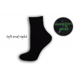 Čierne dámske ponožky - LEFT - RIGHT