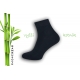 Vyšší kotník. Modré bambusové ponožky.