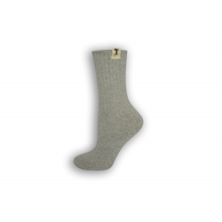 Obvod 40 cm. Bl.sivé bavlnené dámske ponožky
