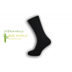 Luxusné 95%-né bambusové ponožky - antracit