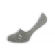 Sivé nízke pánske ponožky s kotvou