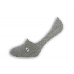 Sivé nízke pánske ponožky s kotvou