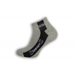 Sivé pánske trendové ponožky